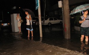 Unwetter in Peking Unwetter in Peking