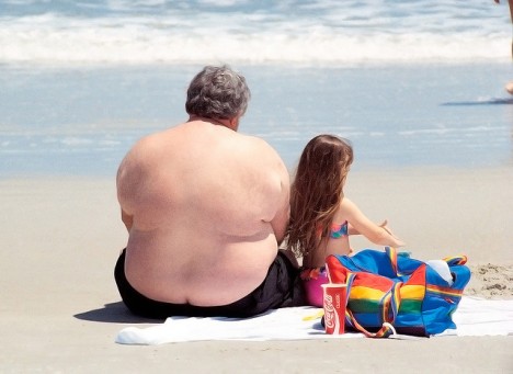 Der nächste Sommer kommt gewiss: Lieber gleich mit dem Abnehmen beginnen uebergewicht strand 468x341 Feng Shui Diät: Die 5 Goldenen Regeln des Abnehmens