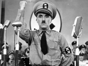 Charlie Chaplin, der große Diktator, ein sekularer Führer?