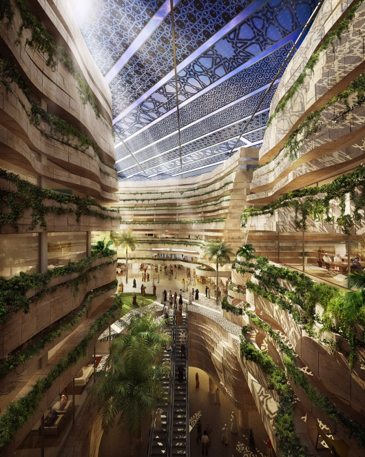 Masdar Hotel-Entwurf der deutsch-australischen Architektengruppe Laboratory for Visionary Architecture, LAVA
