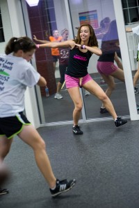Zumba-Feizeit-Tänzer beim Training