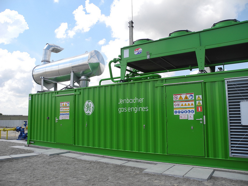 Biogasanlage zur Verwertung organischer "Abfälle"