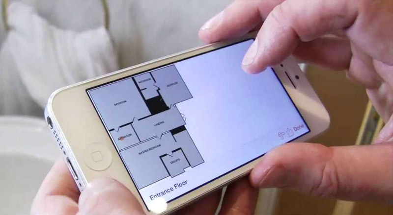 RoomScan - mit einer iPhone-App im Handumdrehen Grundrisse von Räumen anfertigen
