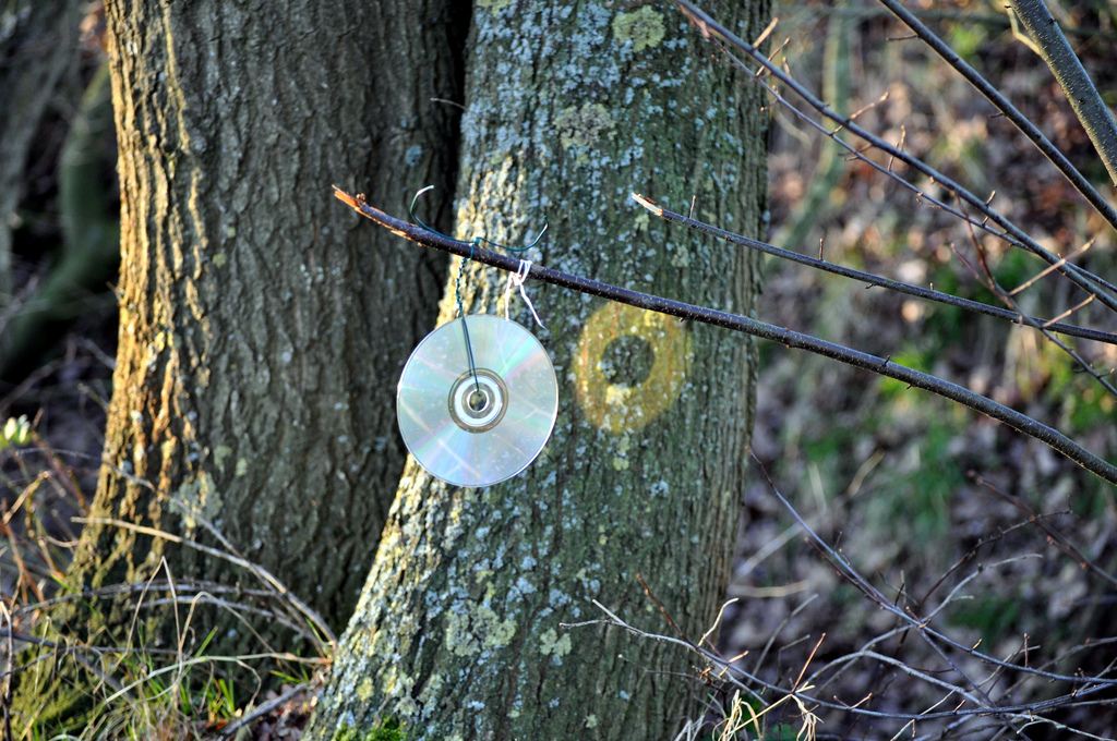 Einfache Licht-Reflexion mit einer CD-Scheibe, Foto (C) Maret Hosemann / flickr