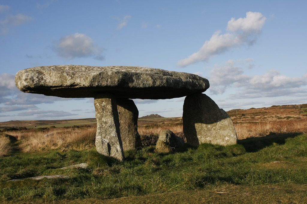 Megalithbau in Cornwall, Foto (C) Lanyon Quoit / flickr CC BY 2.0