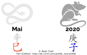 2020 - der Monat der Metall-Schlange
